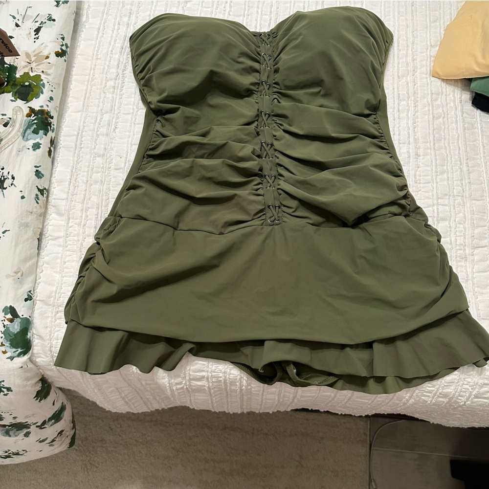 Olive Green One piece
